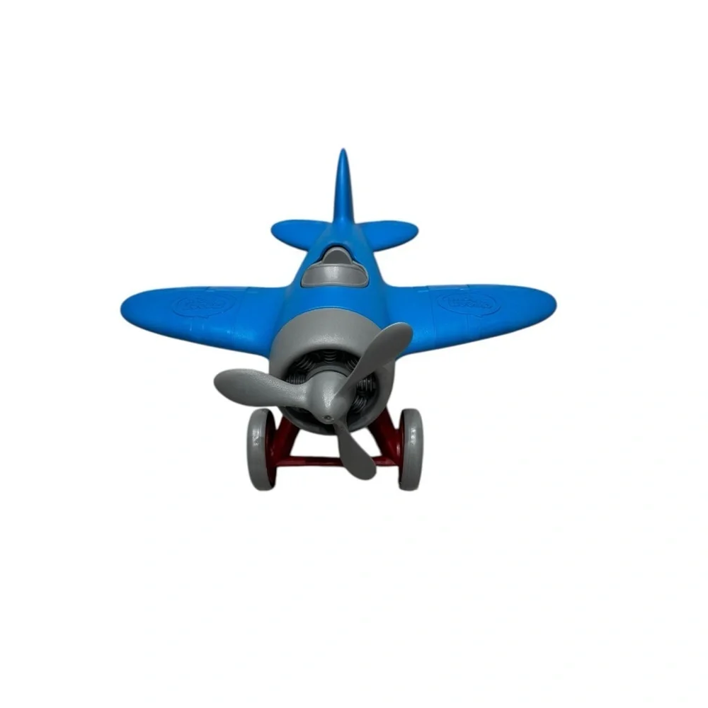 Green Toys: Red & Blue Airplane Toy Made From 100% Plastic